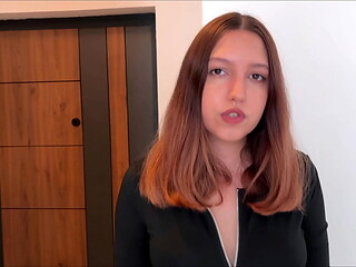 Horny Landlady In Pantyhose Makes Tenant Fuck Her Hard