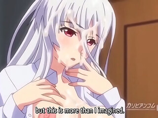 Hentai teen gets a morning blowjob