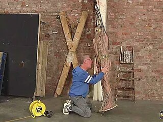 Sweet Twink Drained Of Cum In A Rope Cage - Sebastian Kane And Jonny Pistol
