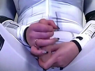 Robot Jumpsuit JOI Cameltoe, Dildo Play & Titfuck Instructions