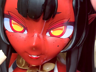 Cowkini Meruccubus Messy Cumshot Cum Tribute 65cm Meru Sex Demon Succubus Mini Hentai Doll