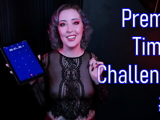 PREMIE LOSER TIMER CHALLENGE #3 - Preview - Prejac Premature Ejaculator Humiliation, Femdom POV, Laughing At You