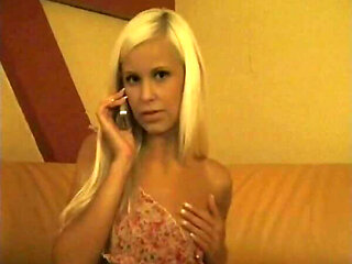 Lucie's First Casting a Teen Masturbating Her Blonde #3
