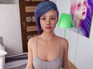 Curvy big ass and boobs in an adult visual adventure