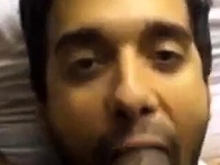 Indian Amateur Sucks a Big Black Cock