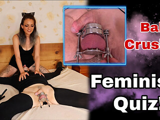 Ballcrusher Feminism Quiz Femdom Game