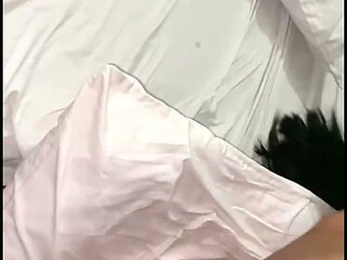 Hot Brunette Married Young Wife Giving to the Cocky Person and Her Husband