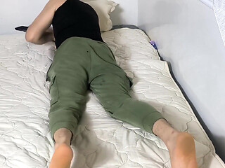 Two Young Men From Saudi Arabia Fuck a Moroccan Woman Who Works in Massage, Arab Threesome Sex
