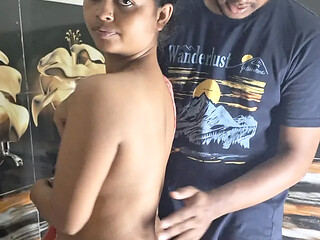 Romantic bathroom sex leads to anal