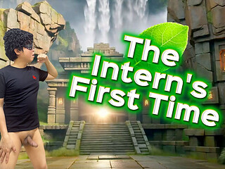 The Intern Gets Fucked by His Boss for the First Time.