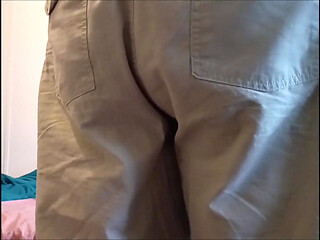 Grey Thong Jerking Time