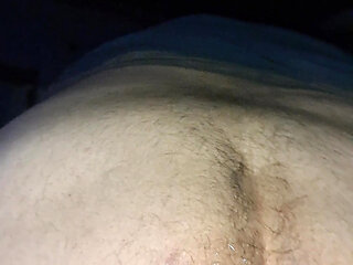 Fat ass enjoying dildo time