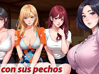 Audio JOI hentai. &iexcl_No te corras! Ellas quieren aprender a usar sus tetas contigo.