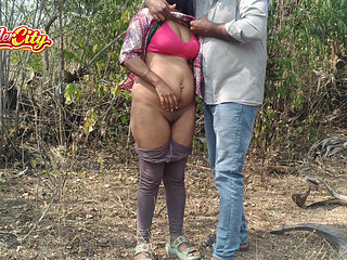 Jungle with Hot Aunty