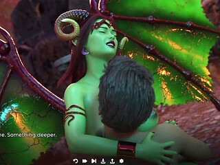 I Hard Fuck a Demon Succubus! I Deepthroat Her and Cum in Her Ass.