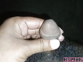 Male Performer POV Closeup Video of Big Black Cock Massage Masturbation