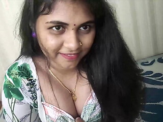 Indian Girl In Bed With Lover, Sharing Soft Kisses And Playful Touches