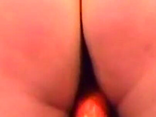 Mature Mistress Toys Her Bound Blonde Sub Hard