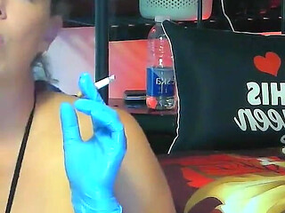Gloves and Smoking Fetish