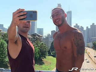 JohnnyRapid Jock Xavier Cox Gets Persuaded By Johnny Rapid Into Hot Gay Cock Swapping