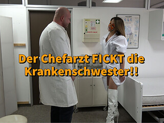 The Chief Physician Fucks the Young Nurse!
