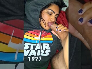 Just a Hoodie and a Beani but Her Pussy Was Begging for My Cock