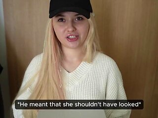 Fucked the Hot Courier Girl and Took the Package for Free