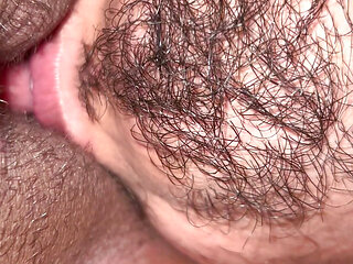 Stepmom alone at home with her stepson they start having sex and record each other as he eats her pussy.