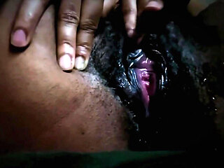 Horny and wet pussy show when she is in heat