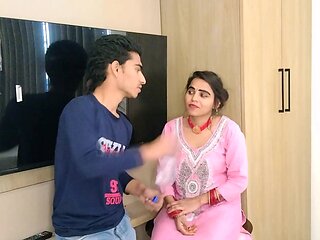 Indian girl with natural boobs fucked by her boyfriend