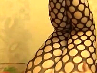 Evening in a fishnet stocking