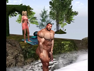 ncounters mega hunk cam heyward in wilderness