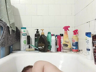 I was taking a bath and putting my finger in my ass