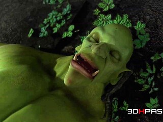 Fairy & Orc Secret Forest Nights  Blowjob, Anal & Huge Cumshots