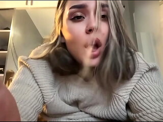 [Amateur POV] Russian girl with beutiful face &ndash_ film how she sucking for her ex bf. Doggystyle POV.