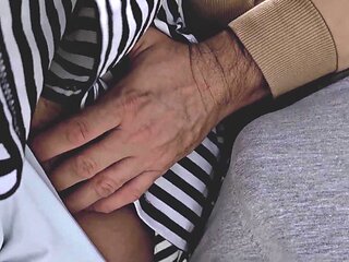 Crazy Stranger Glides his Rod Under Microskirt Inwards her Underpants and EJACULATES Stiff in a crowded bus