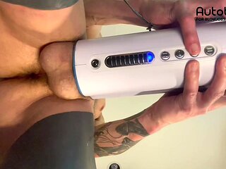 WILD POV of Hoss Kado using Autoblow