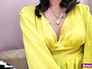 Mature beauty embraces her boldest new session in an exclusive