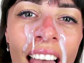 Cumshot Compilation on Face,mouth and Ass by Natalieflowers