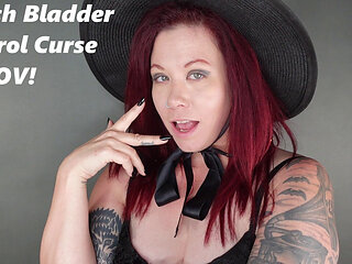 Redhead Witch Bladder Control Curse on POV