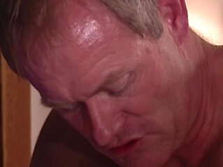 Retro Threesome with Blonde Slut Full Cumshot in Mouth