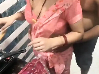 Step Sister Fucks Step Brother in the Kitchen - Desi Doggy Style Hindi Audio