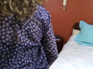 Stepmom undresses very excited to fuck with 18 year old stepson