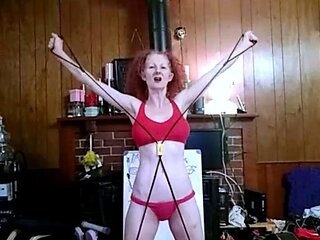 Amateur striptease and Solo masturbation