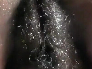 Sexy Hairy Black Pussy All in Your Face