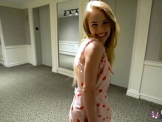 Blonde Teen Natalie Knight Eats Ass & Takes Hard Cock in Casting Audition