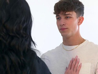 Horny Big-Butt Stepmom Blowjob