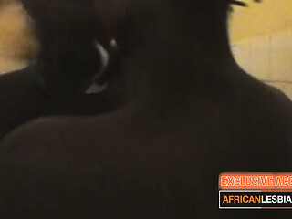 These two EBONY girls said they only came to talk... NOW one begs to be licked off that chair daily
