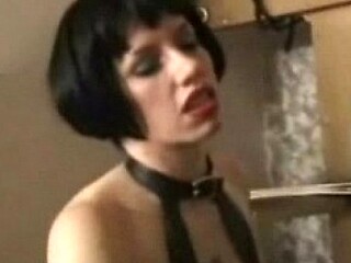 Bound lesbian lovers engage in hardcore fucking