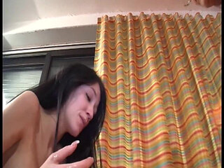 Blonde Fake-tit Slut Sucks and Rides Bald Muscle Dick Ballsdeep